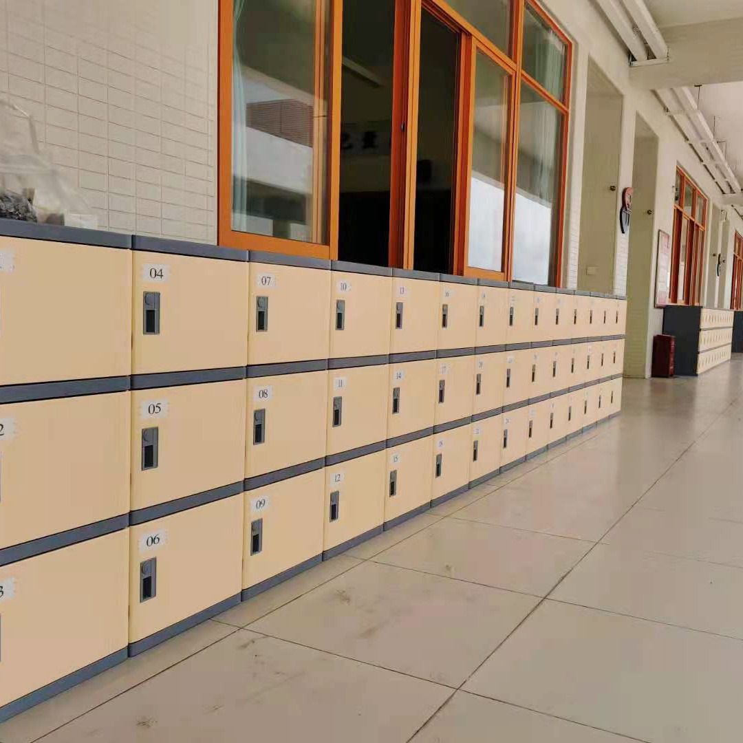 厂家批发 ABS塑料书包柜 中小学教室学生柜 走廊塑料储物柜