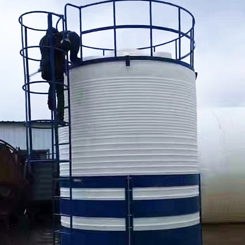 20吨防腐储罐 抗酸碱 圆形立式 液体装载运输处理