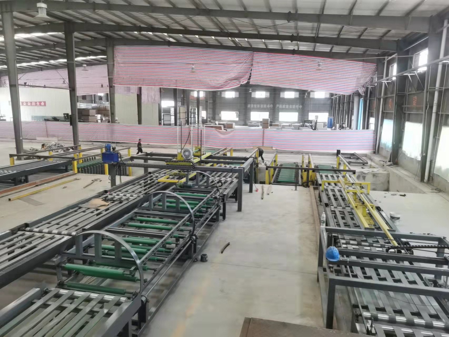 墙板生产线设备硫氧镁防火板设备全自动玻镁板设备生产玻镁板设备