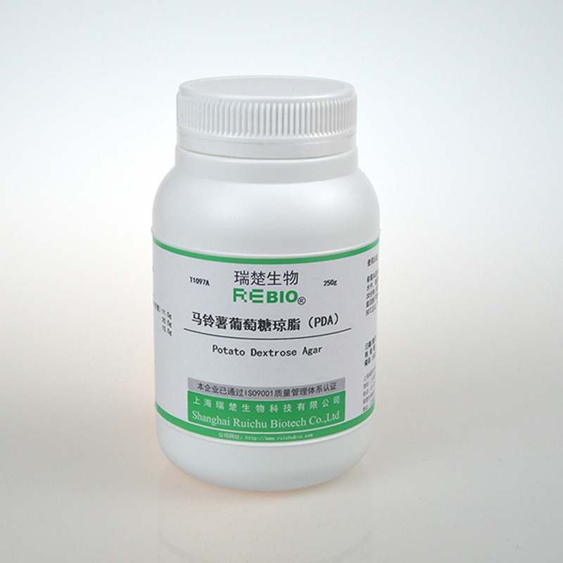 瑞楚生物 马铃薯葡萄糖琼脂（PDA）用于霉菌和酵母菌计数 250g/瓶 T1097A 包邮