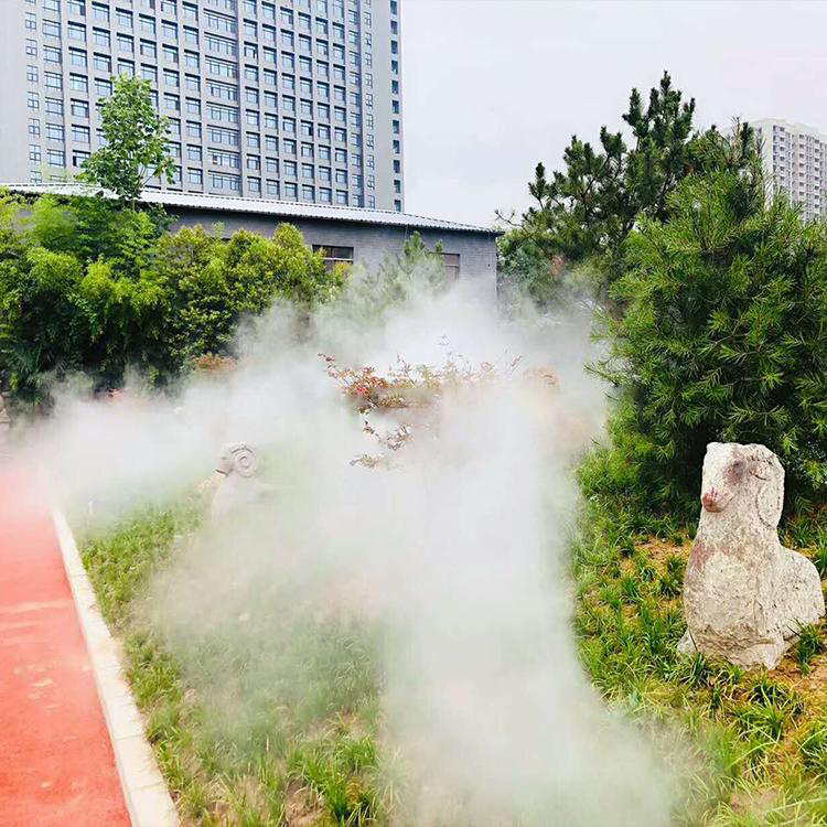 重庆园林景观人造雾 旅游景区景点喷雾 雾森系统上门安装