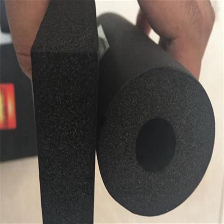 橡塑海绵保温板 B1级橡塑板贴压花铝箔 不干胶黑色橡塑保温板 华能