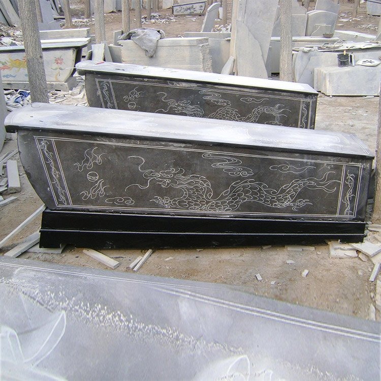 花岗岩墓地迁坟石棺雕刻石棺材可放石头工艺骨灰盒比重3·6g/cm3