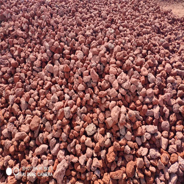 灵寿火山石厂家 多孔园艺用火山石颗粒 水过滤用火山石