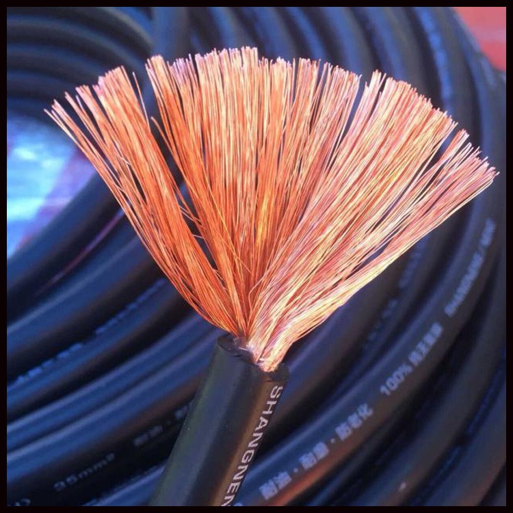 小猫牌 YH纯铜芯电焊机电缆 YHF 25MM2电焊机电缆