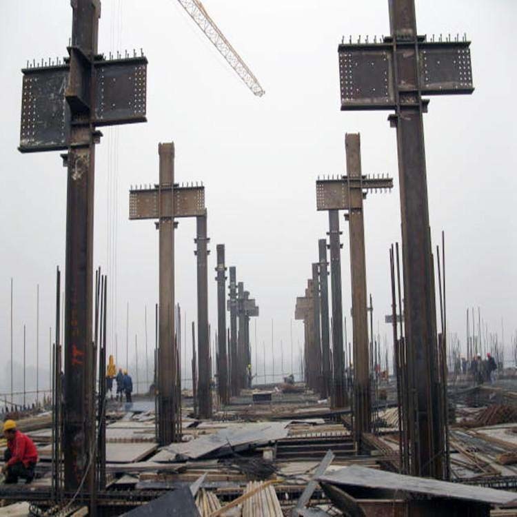 建合 地铁钢管柱 钢管立柱 建合厂家生产 栓钉焊接
