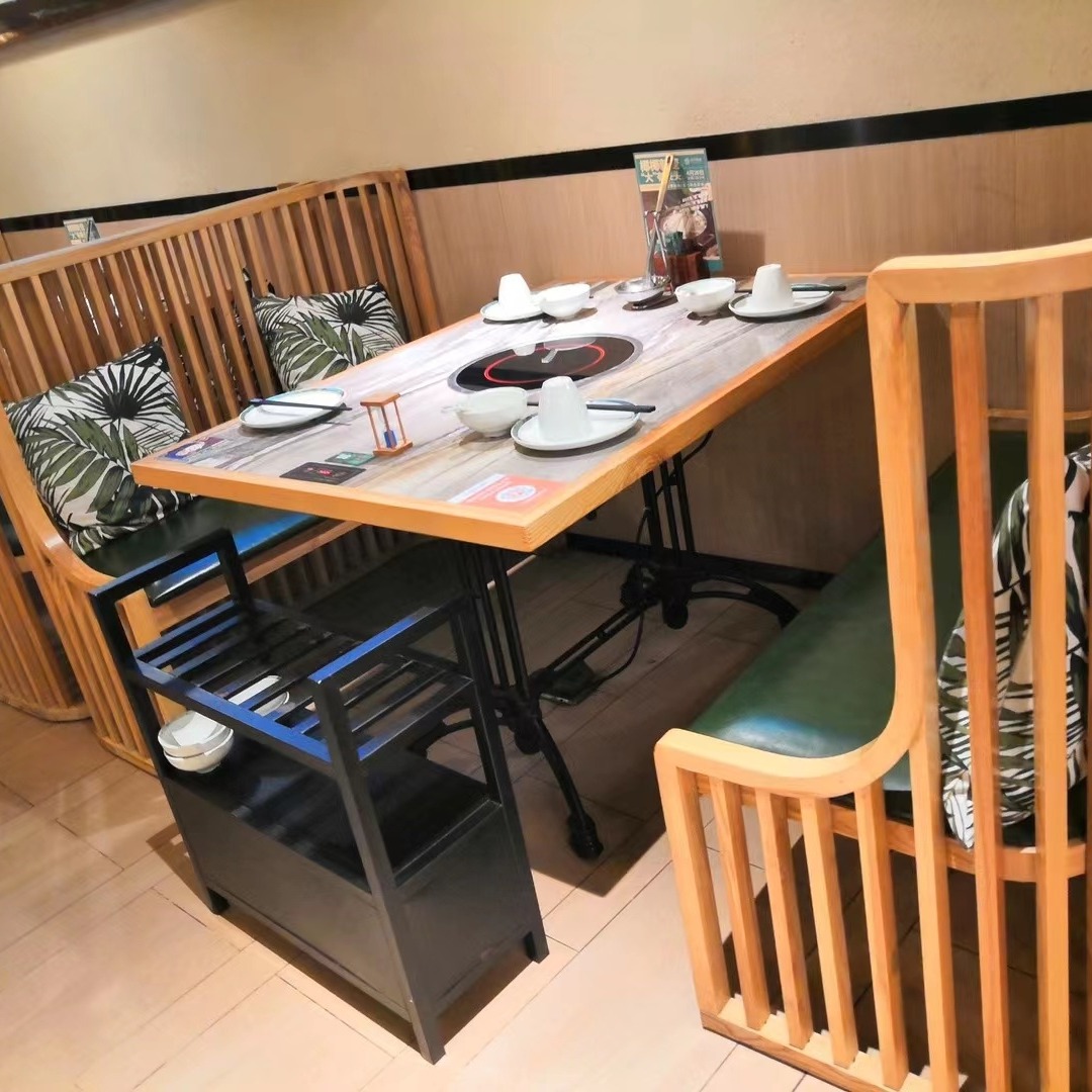 家庭餐桌椅 仿古餐桌椅 火锅餐厅桌椅 中式现代 多多乐