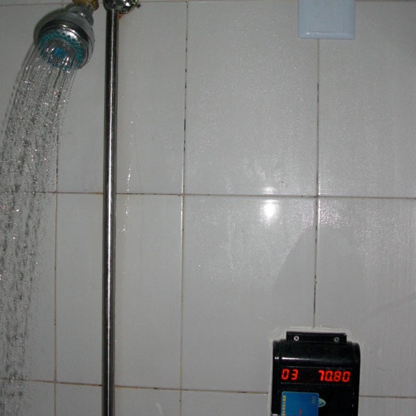 淋浴节水系统淋浴插卡水控机,浴室插卡节水器机