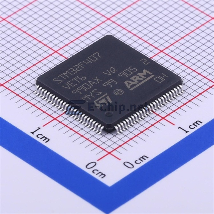 STM32F407VET6 ST原装正品集成电路IC LQFP-100 ARM Cortex-M4 32位微控制器MCU图片