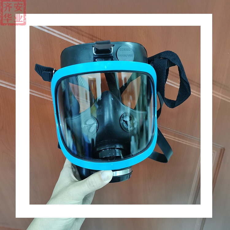 防护面罩霍尼韦尔蓝色全面罩1710643全视野面罩防毒气