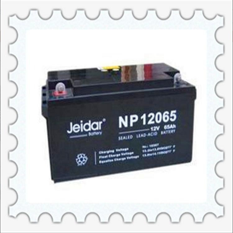 Jeidar捷益达蓄电池NP12065铅酸免维护12V65AH直流屏UPS电源