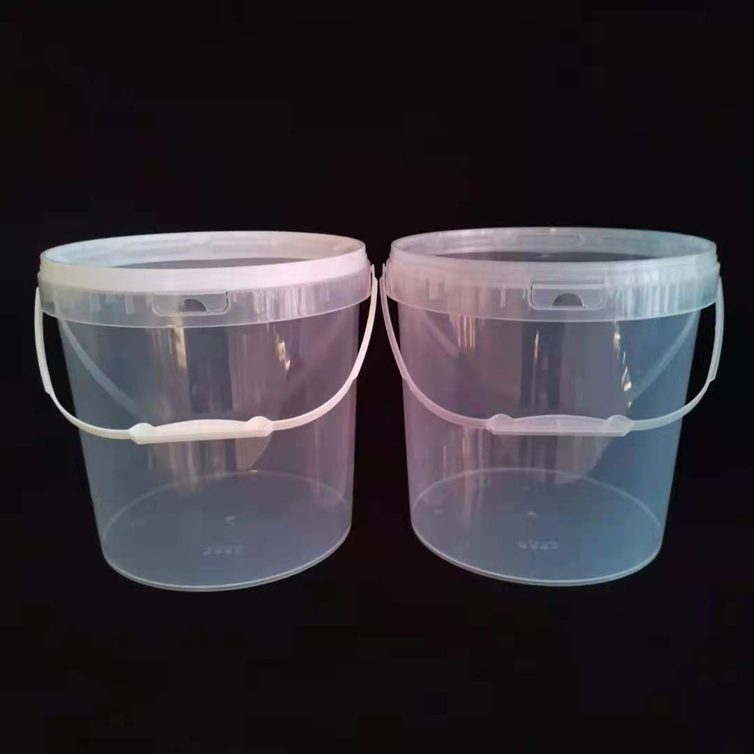 隆盛塑业 食品塑料桶 PP塑料包装桶 密封手提透明包装桶