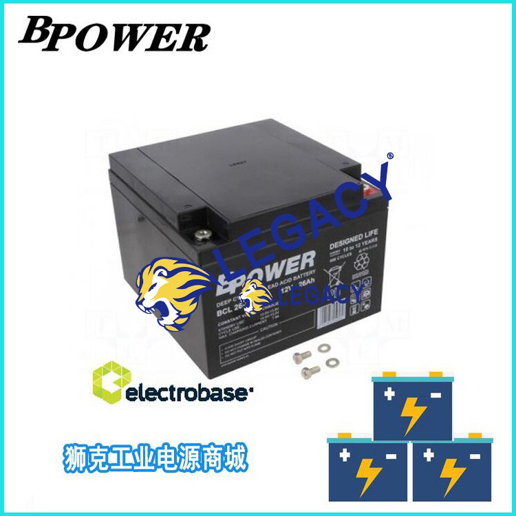 美国BPower蓄电池BPE3.6-12 12V3.6AH医疗设备仪器蓄电池