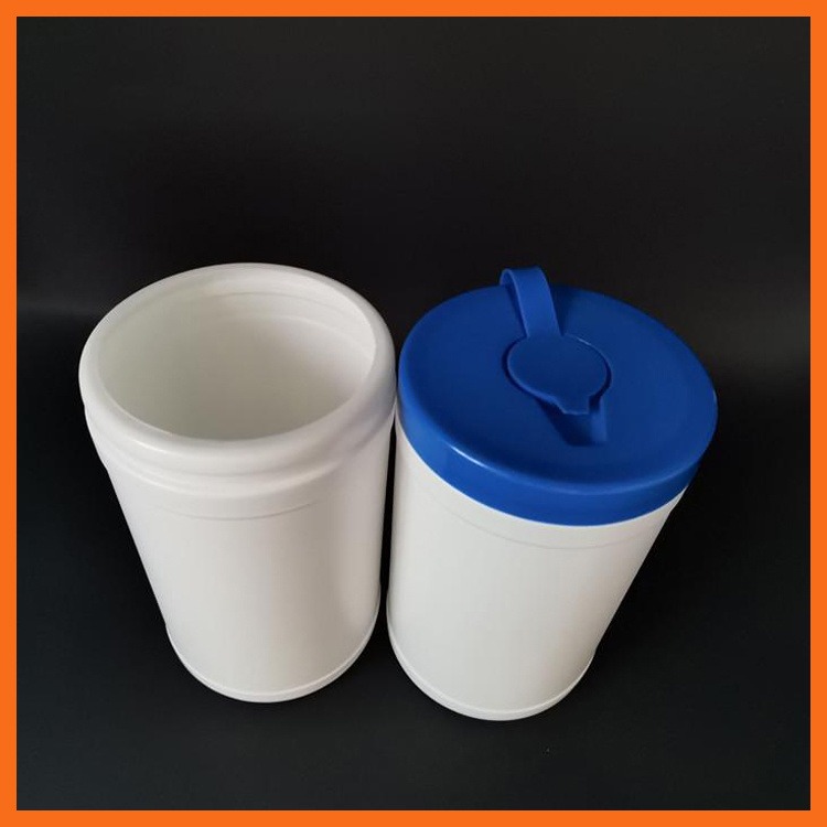 塑料大号湿巾桶 PET圆形湿巾桶 沧盛 塑料湿巾桶