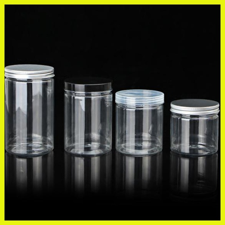 博傲 花茶塑料罐 干果零食糖果罐子 85口径透明食品罐