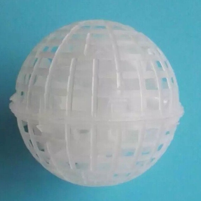 挂膜悬浮球填料 特俐牌悬浮球价格 多孔PP悬浮球图片