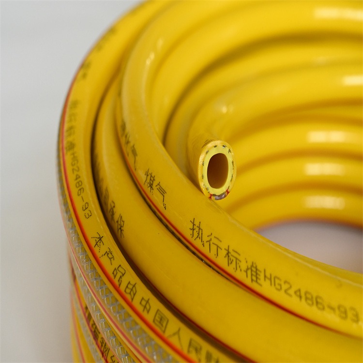 煤气管 PVC家用管 加厚燃气灶管子 液化气夹线橡胶管 冀商