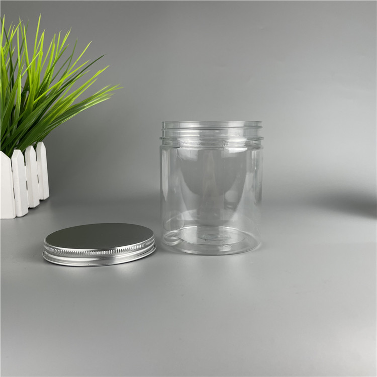 依家  圆形密封罐子 方形食品级塑料罐铝盖 大量供应