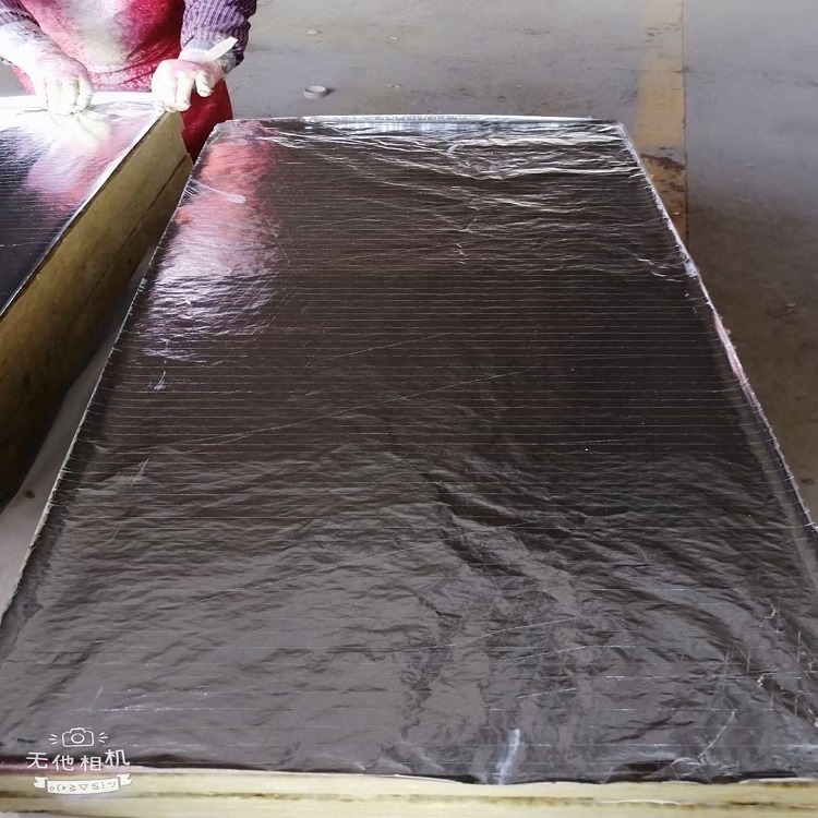 步步昇岩棉板150kg/m3  铝箔岩棉隔音板 岩棉板贴玻璃丝布