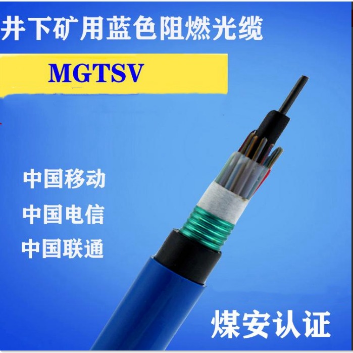 天联牌MGTSV-96B矿用防爆光缆 96芯矿用通信光缆