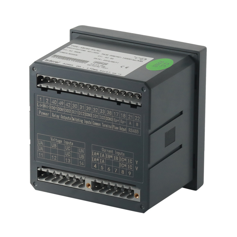 供应经济型多功能电能表AMC96L-E4/KC液晶显示带开关量和RS485通讯功能安科瑞厂家发货包邮