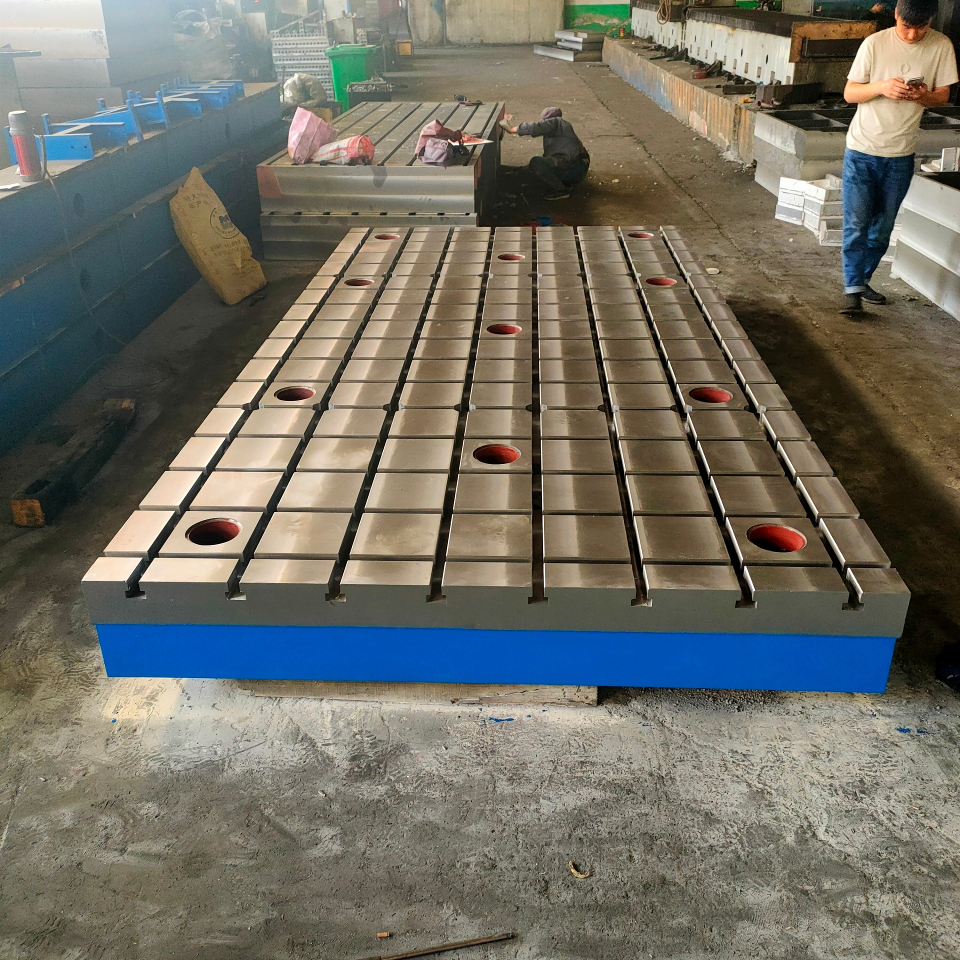 远鹏供应铸铁检验平板 焊接平板 钻床工作台 保证质量 支持定制