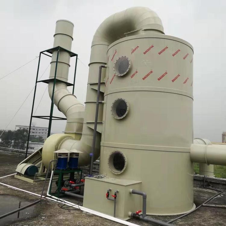 环保型旋流塔 不锈钢喷淋塔 方型旋流塔 旋流式酸雾废气喷淋塔 博森环保供应