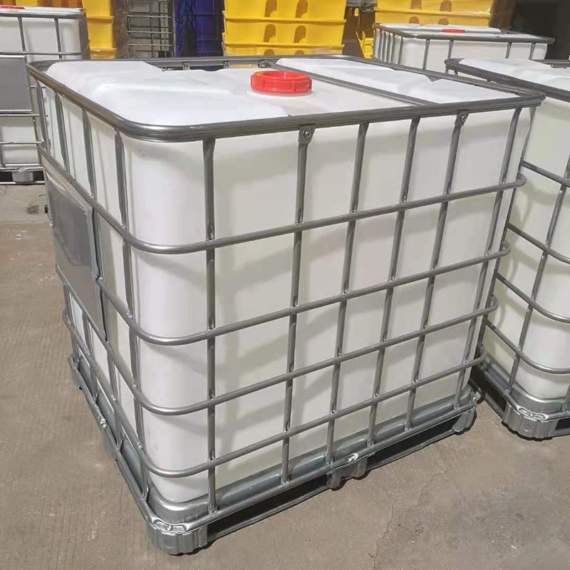 厂家直销 带铁框架吨桶 存储运输化工液体塑料桶 1000升1立方消毒液塑料桶卡谱尔图片