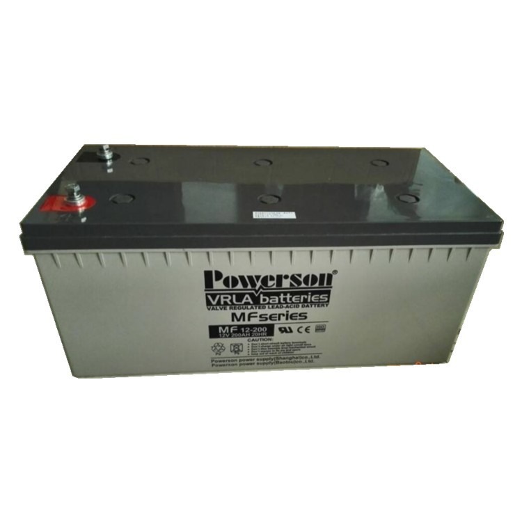 保护神蓄电池MF12-200 Powerson蓄电池12V200AH/20HR免维护 容量足