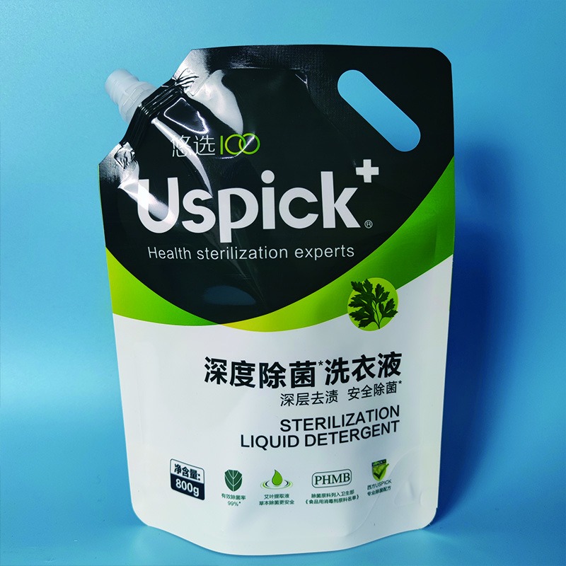 定制塑料包装袋 除菌洗衣液吸嘴袋 食品包装袋 免费设计 亚磊塑业