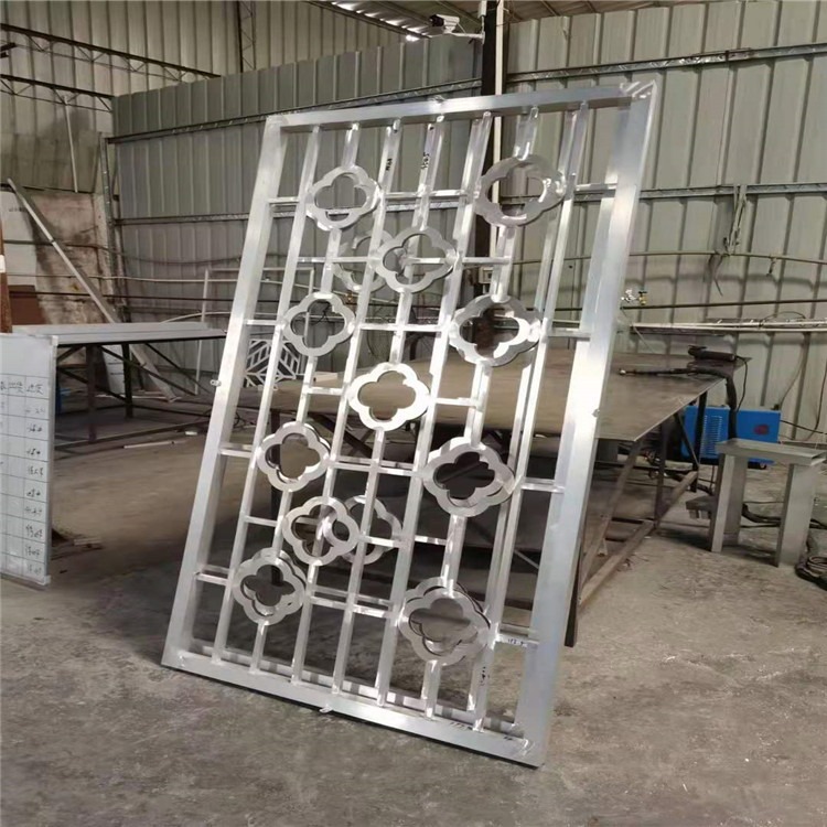 烤漆铝窗花订制厂家 2㐅2铝管焊接花格子