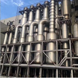 废水蒸发器 高盐医药食品化工单双三多效MVR高低温蒸发结晶钛循环