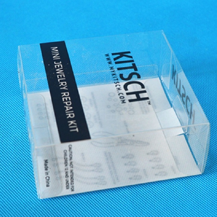 pvc包装盒茶叶盒封套pet透明胶盒塑料盒pp磨砂斜纹折盒 供应烟台图片