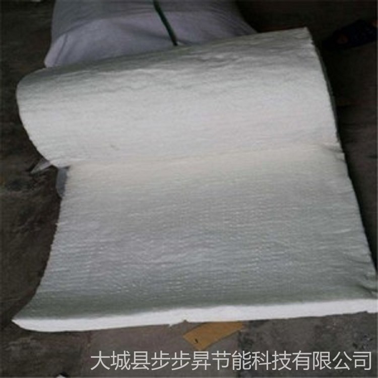 A级硅酸铝针刺毯 步步昇1公分标准硅酸铝纤维毡130kg/m3价格