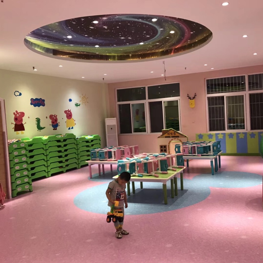 幼儿园pvc地板 塑胶地板 厂家直销