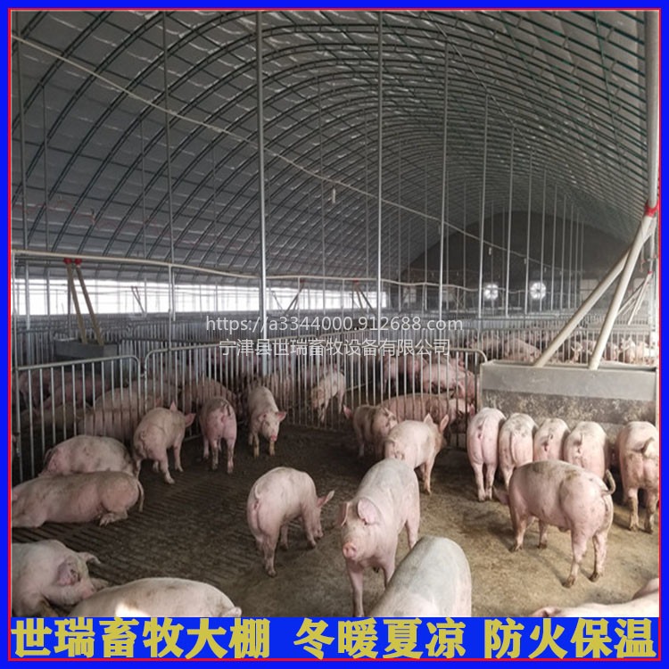 建养猪大棚成本 环保养猪棚搭建 养猪大棚施工厂家