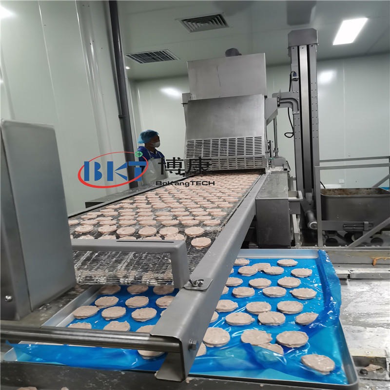 上海大型冲压式牛肉饼成型机  麦乐鸡块成型机 304不锈钢随机一套模具 支持定制免费安装