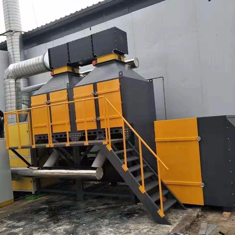 印刷厂废气处理设备 工业废气处理设备 催化燃烧设备 沧诺环保图片