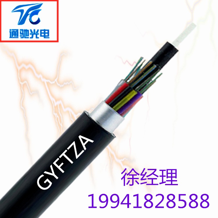 非金属阻燃光缆GYFTZA-24A1b芯室外多模光缆光缆管道光缆阻燃光缆16芯12芯8芯6芯TCGD/通驰光电 厂家直销图片
