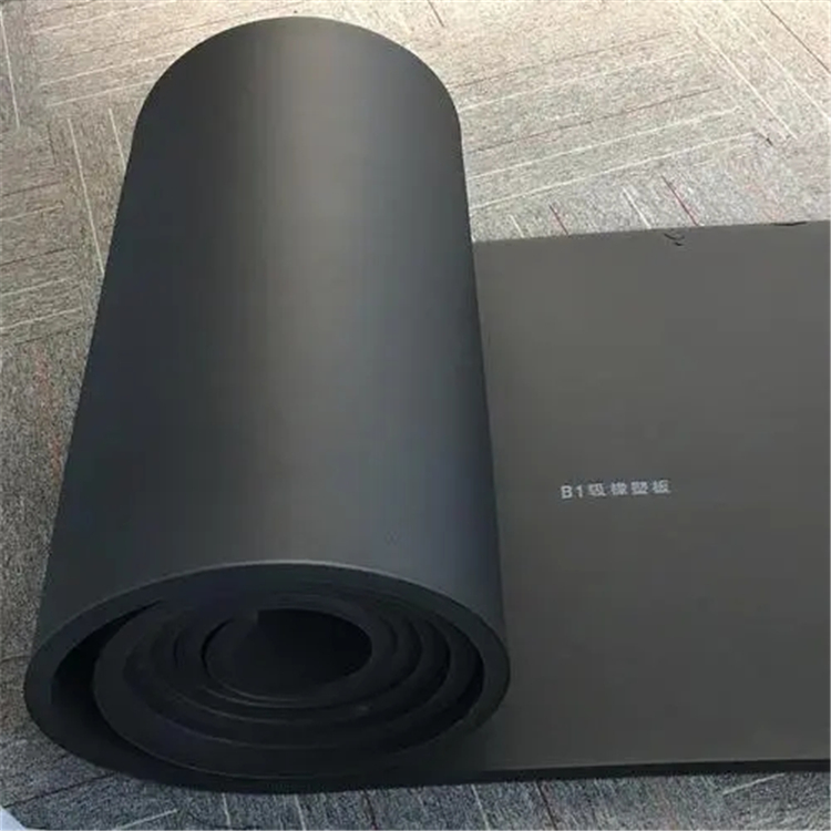 黑色橡塑板厂家 15mm橡塑板 双面橡塑板 新正 出售