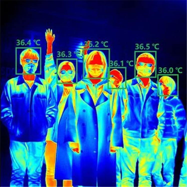 华景康K23A17人体测温红外热像仪，红外热像仪镜头，人体体温快筛，疫情体温筛查报警测温仪图片