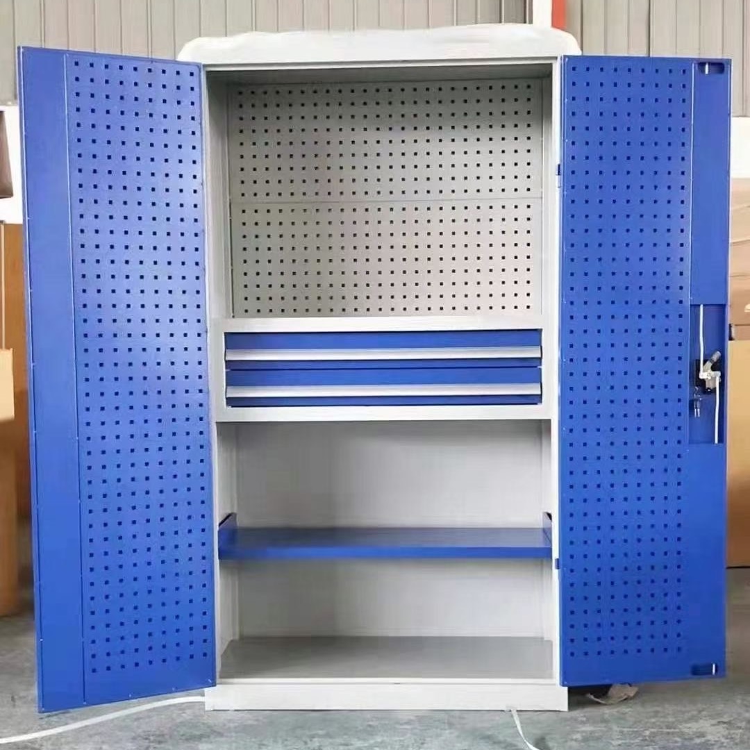 宝安钢制重型工具柜 工厂车间大容量收纳柜价格 鸿晟达HSDG-8203图片