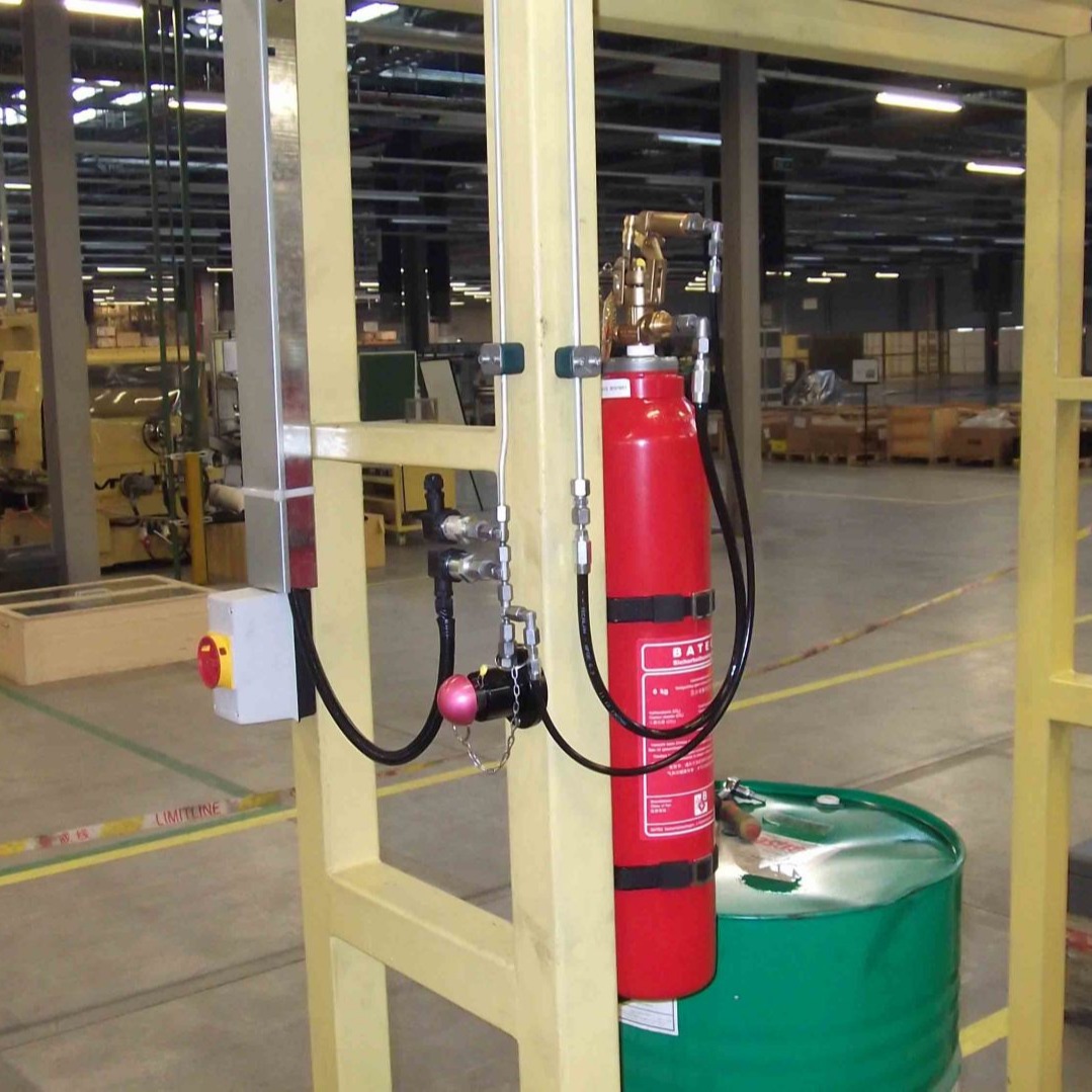 印刷机高压CO2自动灭火装置安装YC-IFP/F3印刷机防火灭火系统