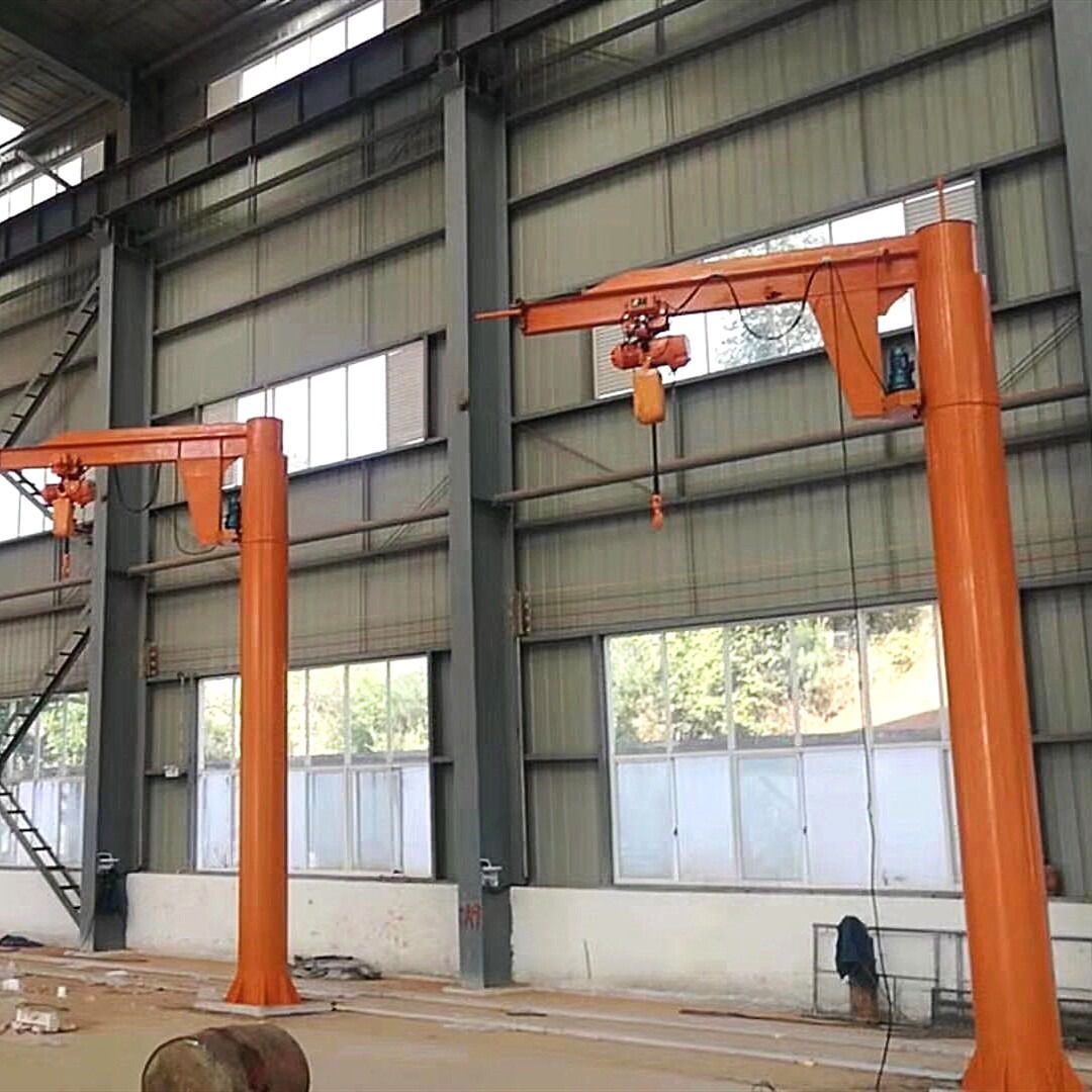 BZD型悬臂吊厂家销售5吨电动旋转单臂吊机 制作360°旋转2吨悬臂起重机小型摇臂吊