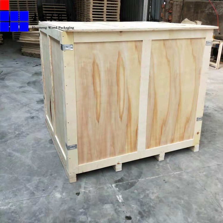 免熏蒸木质包装箱 外贸用大型设备包装木箱