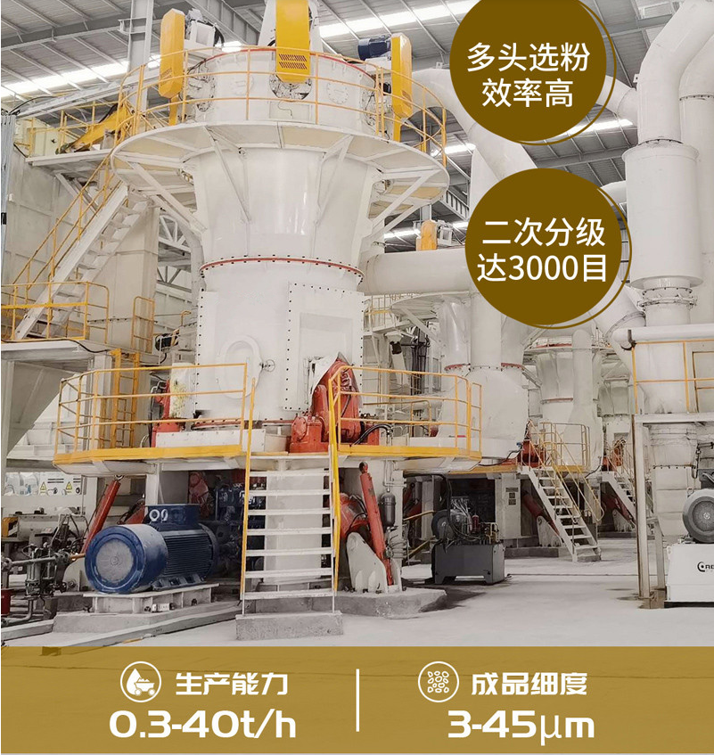 广西桂林碳酸钙立式磨粉机价格示例图5