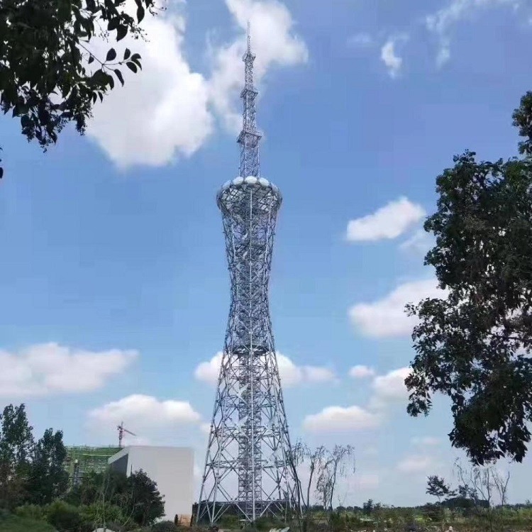 180米观光国标广播电视塔 150米国标造型电视塔 100米国标钢结构广播电视塔需求定制  泰翔 质保50年