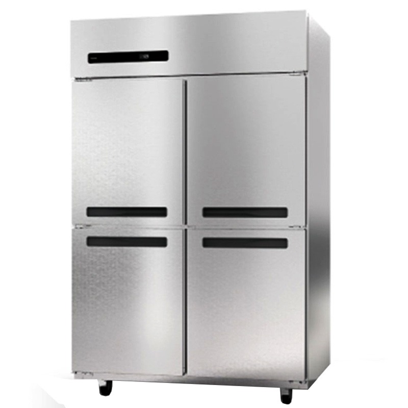 松下四门风冷冰箱 SRR-1276P 松下四门冷藏柜 松下P系列风冷冰箱 商用不锈钢四门厨房冷柜