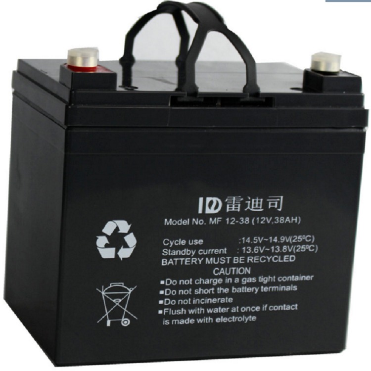 雷迪司12V33AH蓄电池 雷迪司电源MF12-33直流屏UPS/EPS配套电池图片