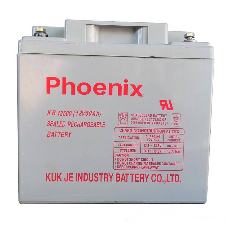KB12500凤凰phoenix蓄电池12V50AH通讯消防灯直流屏备用基站原厂